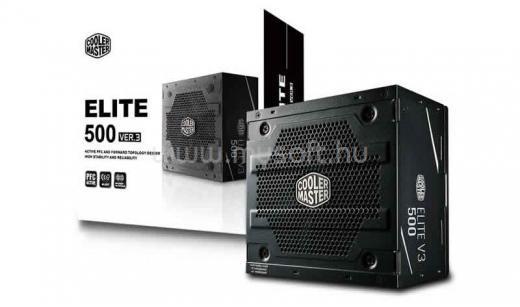COOLER MASTER tápegység Elite V3 MPW-5001-ACABN1-EU 500W 80+